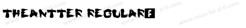 TheAntter Regular字体转换